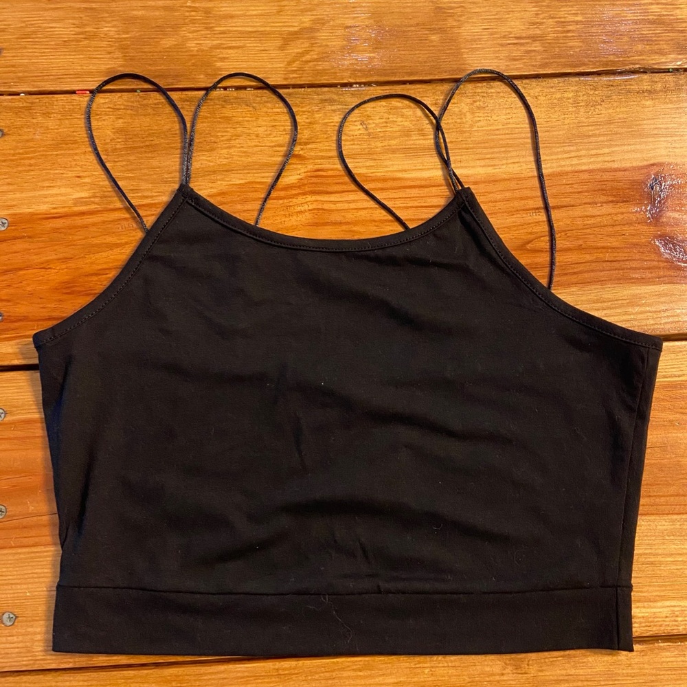 Black womens tank top